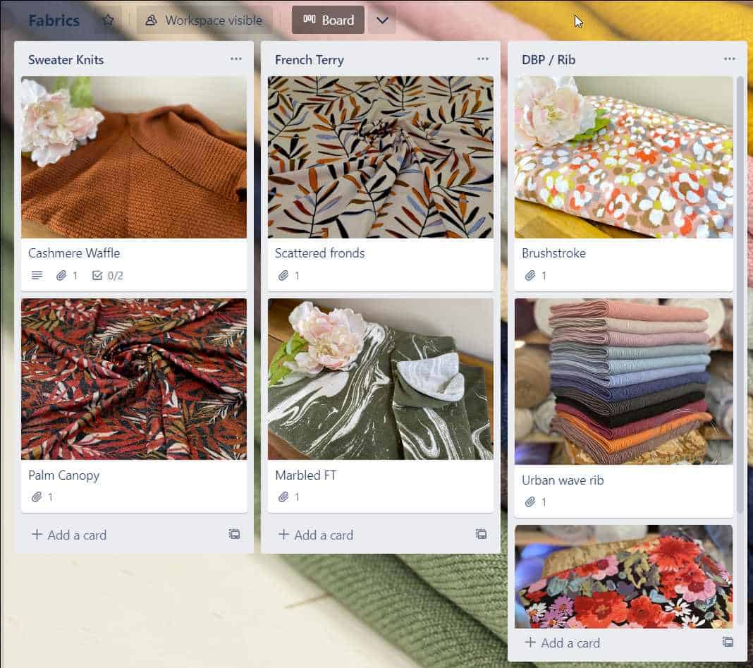 fabric organization