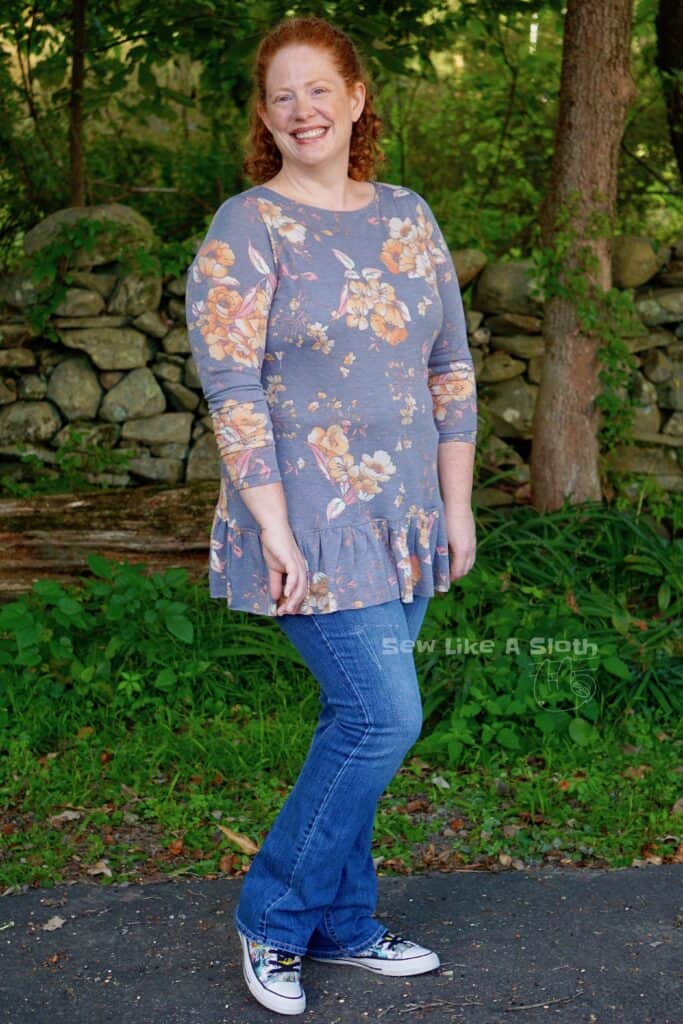 tabitha top ruffle