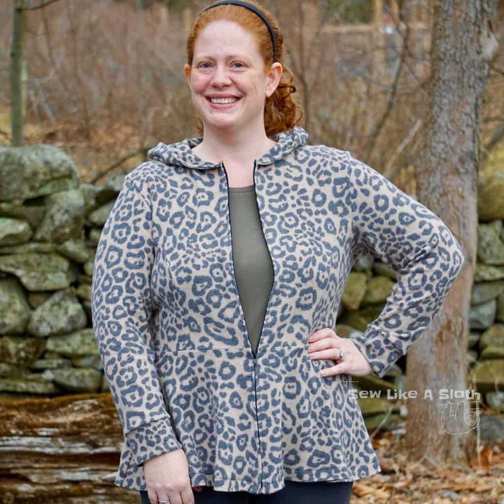 Margot peplum hoodie hack