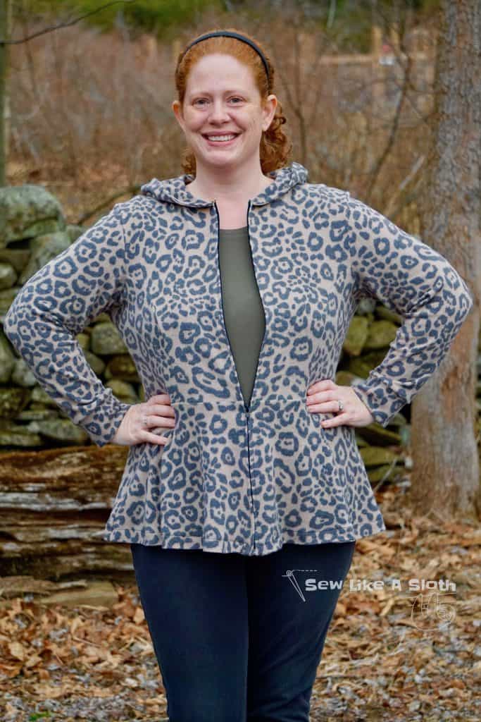 Margot peplum hoodie hack