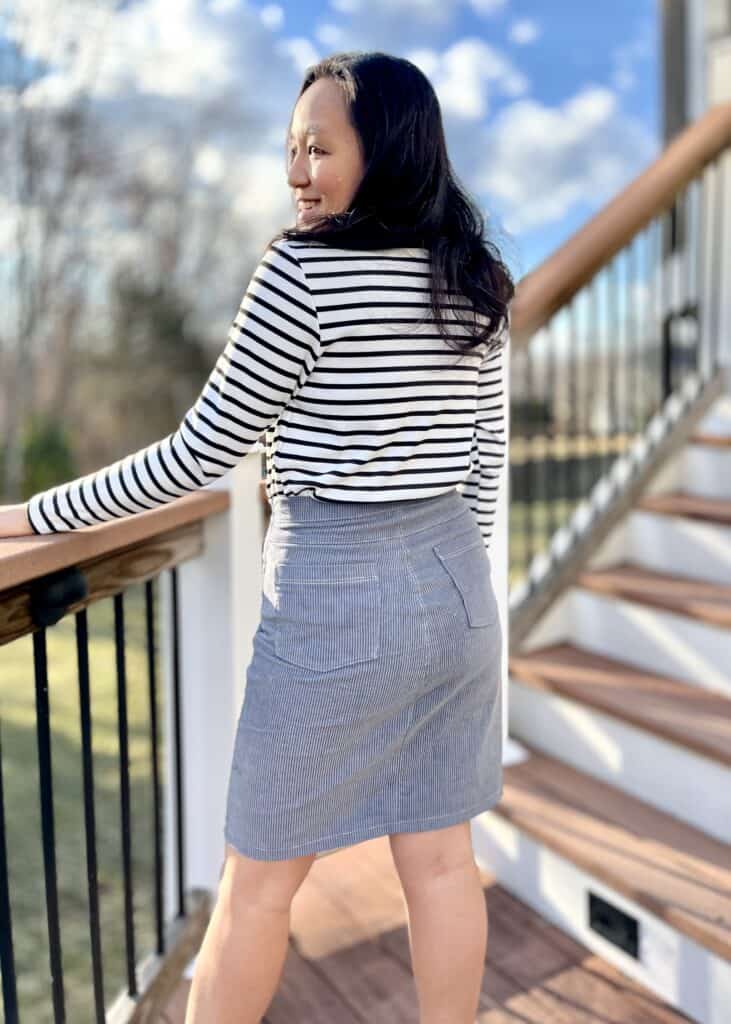jean skirt