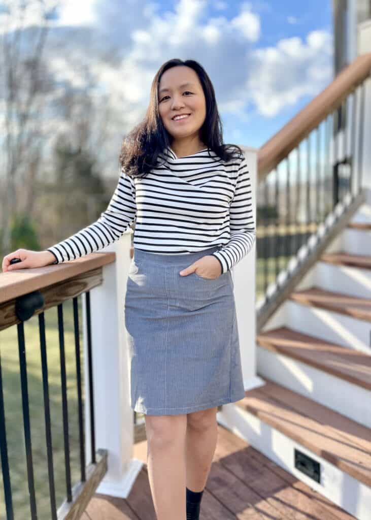 jean skirt