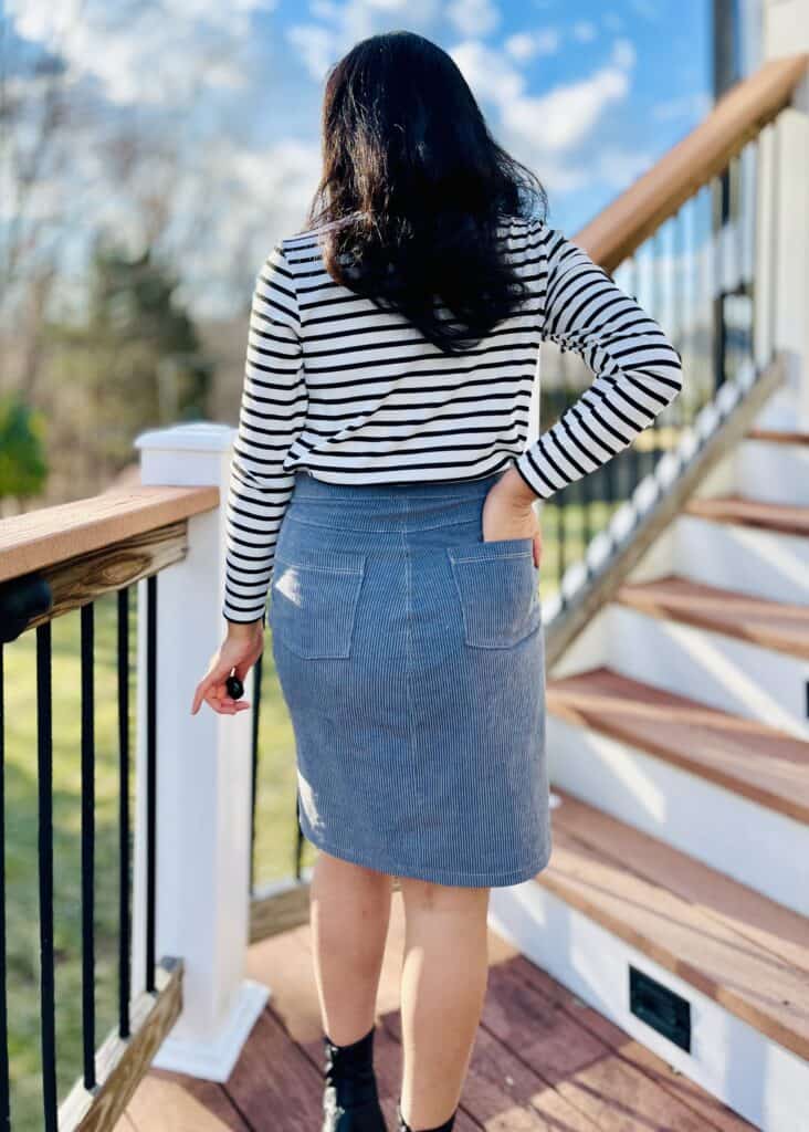 jean skirt