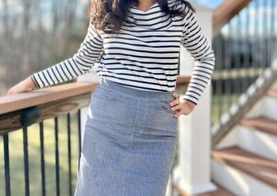 Skirt Hack with Crescendo Jeans