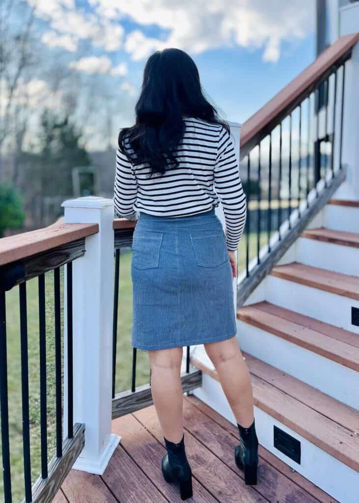 jean skirt