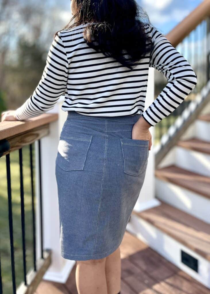 jean skirt