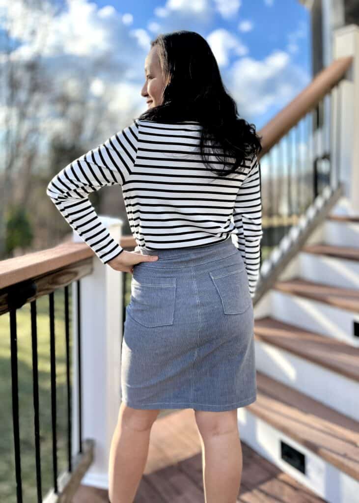 jean skirt
