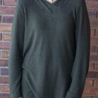 Terra Tunic v-neck hoodie