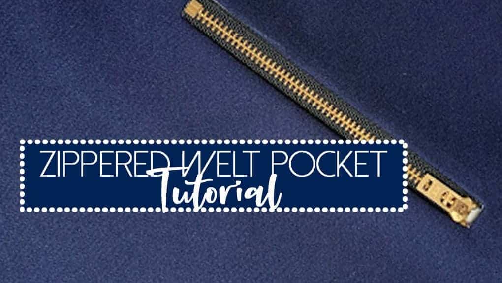 zipper welt pocket